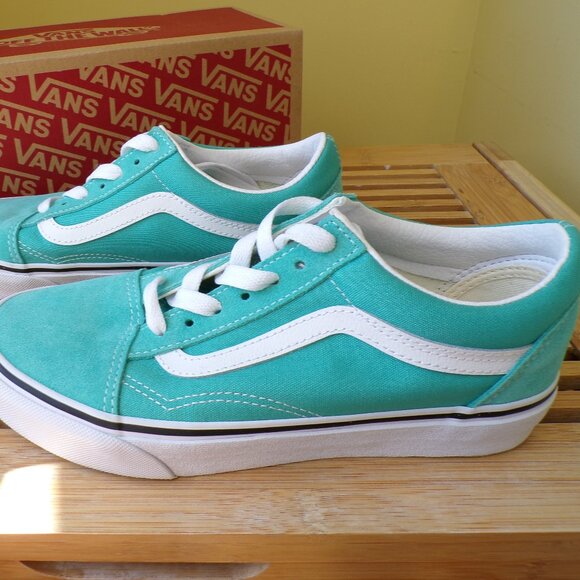 Vans Unisex Shoes Old Skool Waterfall / True White Color Womens Size 7 - Picture 4 of 10